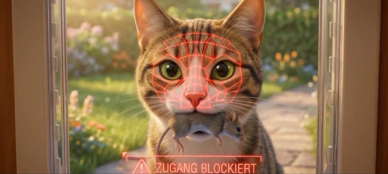Nieuw: AI toegepast op kattenluikjes!
