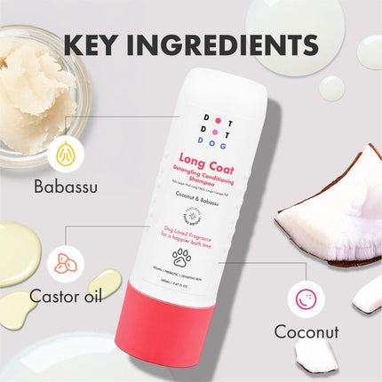 Pflegeshampoo für langes Fell