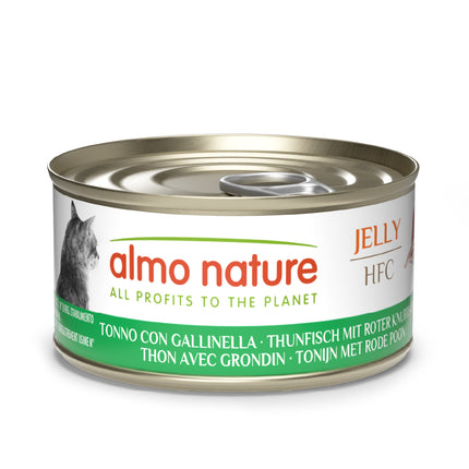 HFC Natvoer Kat - Jelly - Blik  - 24 x 70g