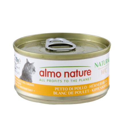 HFC Natvoer Kat - Natural - Blik - 24 x 70g