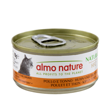 HFC Natvoer Kat - Natural - Blik - 24 x 70g