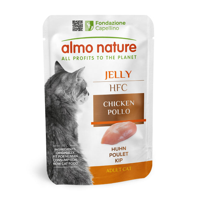 HFC Natvoer Kat - Jelly - Zakje - 24 x 55g