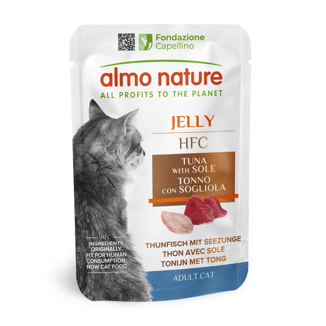 HFC Natvoer Kat - Jelly - Zakje - 24 x 55g