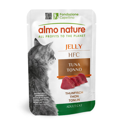 HFC Natvoer Kat - Jelly - Zakje - 24 x 55g