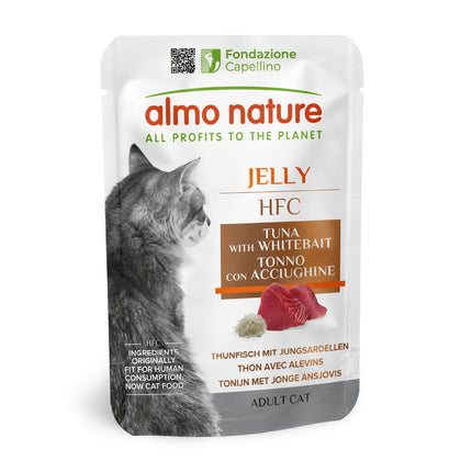 HFC Natvoer Kat - Jelly - Zakje - 24 x 55g