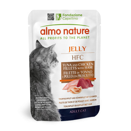 HFC Natvoer Kat - Jelly - Zakje - 24 x 55g