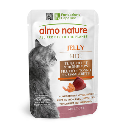 HFC Natvoer Kat - Jelly - Zakje - 24 x 55g