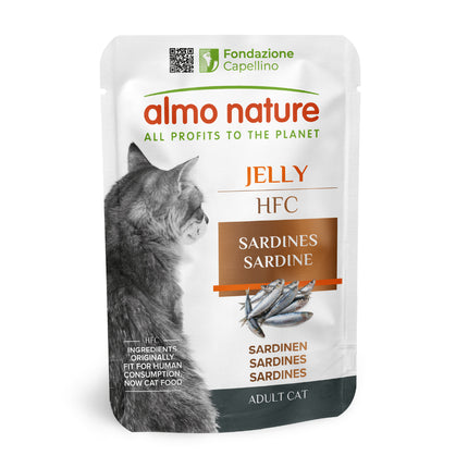 HFC Natvoer Kat - Jelly - Zakje - 24 x 55g