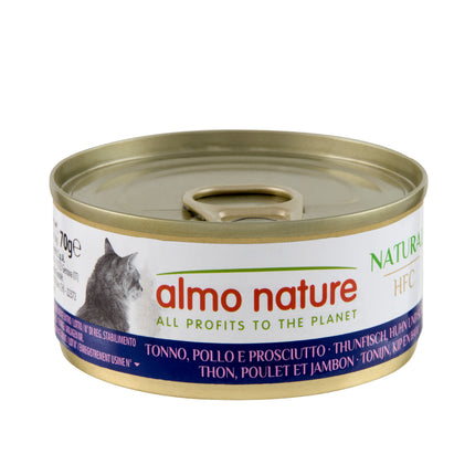 HFC Natvoer Kat - Natural - Blik - 24 x 70g