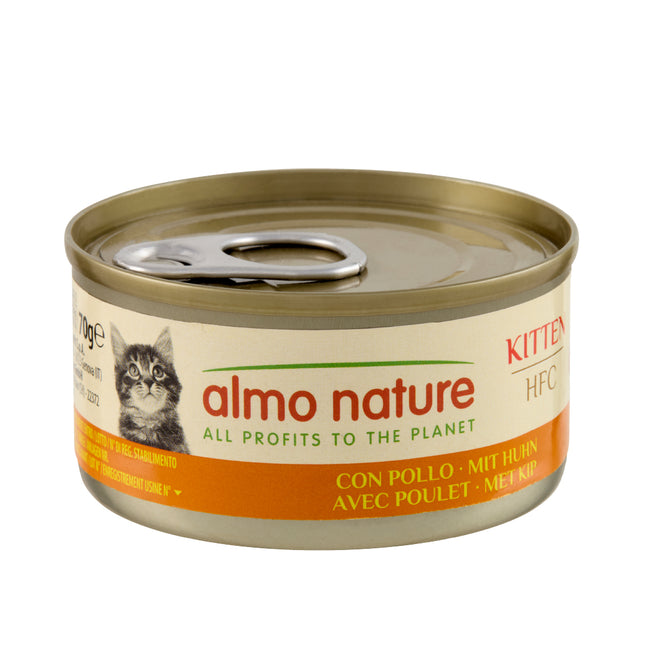HFC Natvoer Kat - Kitten - Blik - 24 x 70g