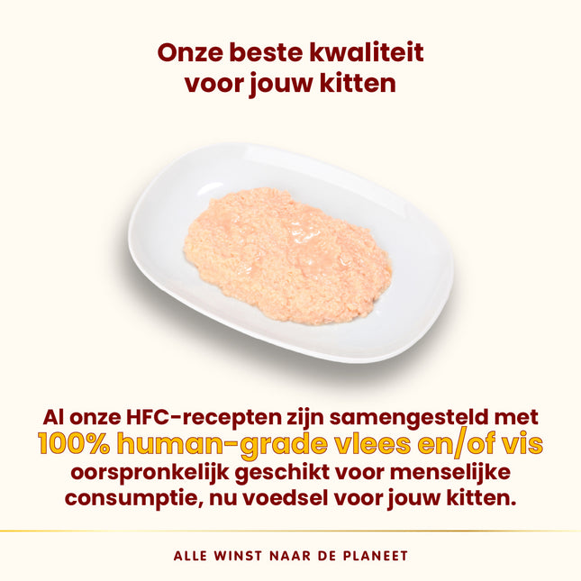 HFC Natvoer Kat - Kitten - Blik - 24 x 70g