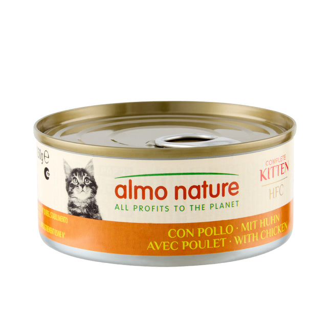 HFC Natvoer Kat - Compleet - Kitten - Blik - 24 x 150g