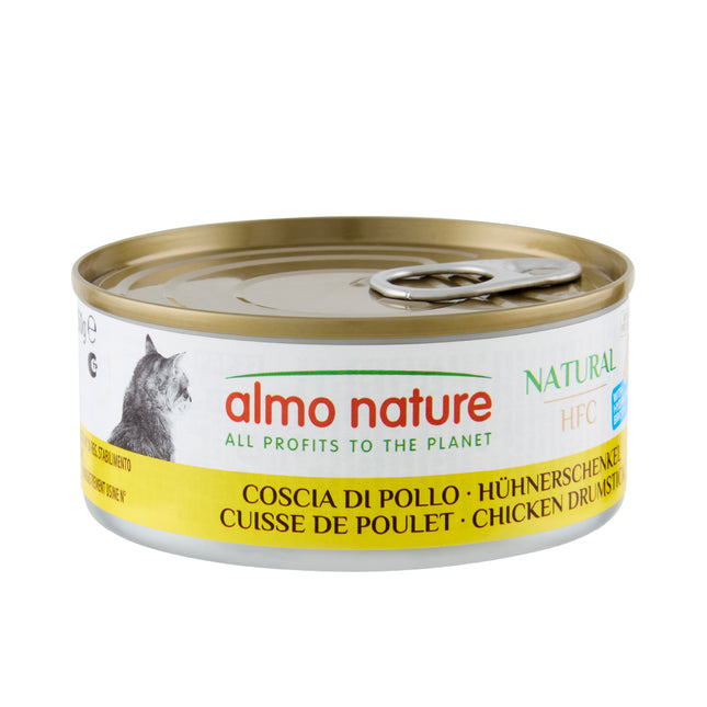 HFC Natvoer Kat - Natural -  Blik - 24 x 150g