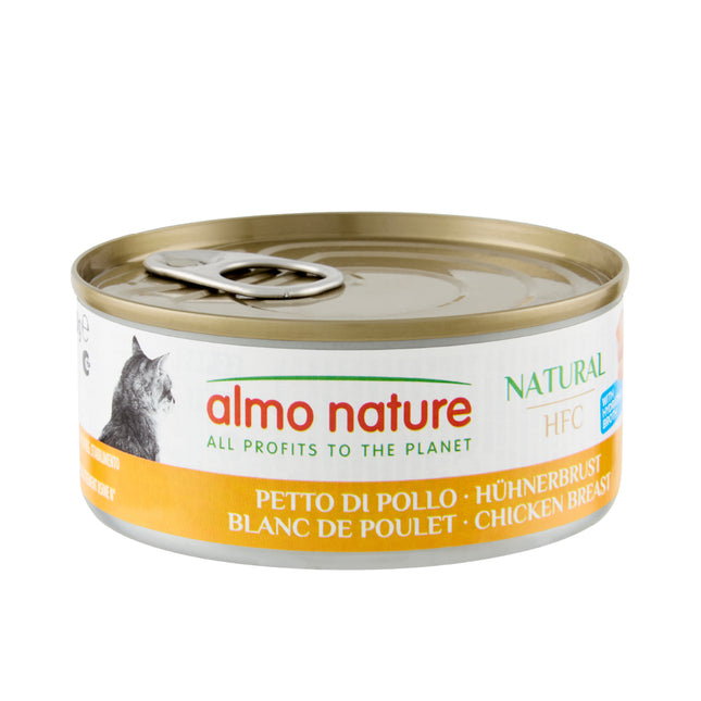 HFC Natvoer Kat - Natural -  Blik - 24 x 150g