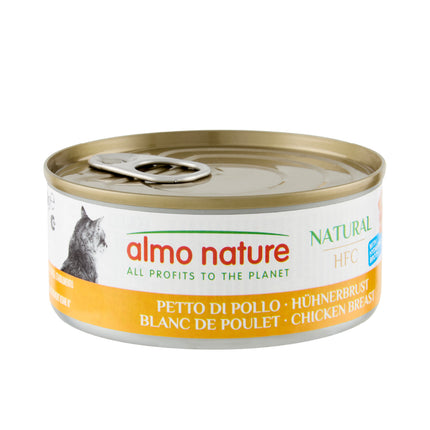 HFC Natvoer Kat - Natural -  Blik - 24 x 150g
