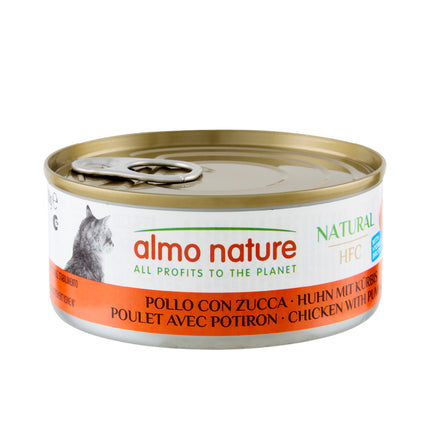 HFC Natvoer Kat - Natural -  Blik - 24 x 150g