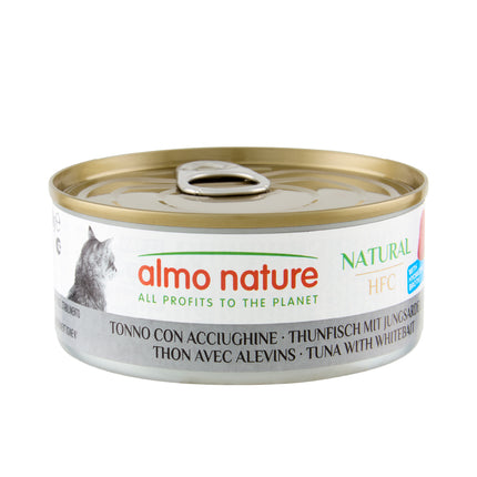 HFC Natvoer Kat - Natural -  Blik - 24 x 150g