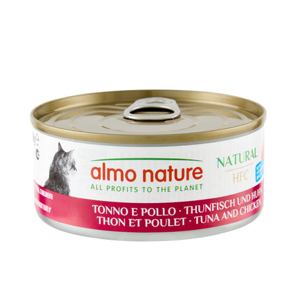 HFC Natvoer Kat - Natural -  Blik - 24 x 150g