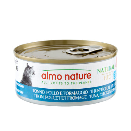 HFC Natvoer Kat - Natural -  Blik - 24 x 150g