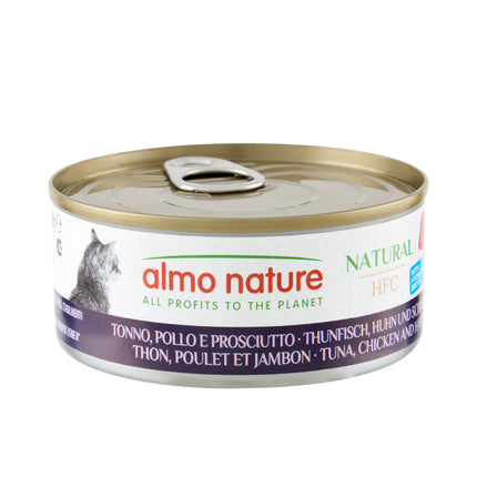 HFC Natvoer Kat - Natural -  Blik - 24 x 150g