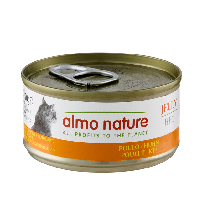 HFC Natvoer Kat - Jelly - Blik  - 24 x 70g