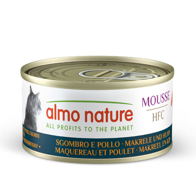 HFC Natvoer Kat - Mousse - Blik 24 x 70g