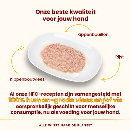 HFC Natvoer Hond - Natural -  Blik - 12 x 280g