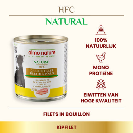 HFC Natvoer Hond - Natural -  Blik - 12 x 280g