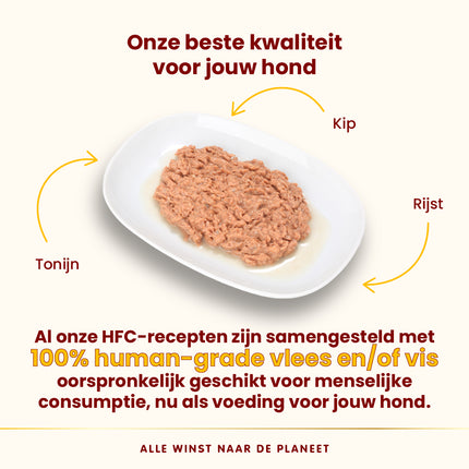 HFC Natvoer Hond - Natural -  Blik - 12 x 290g