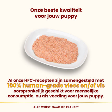 HFC Natvoer Hond - Puppy - Blik - 24 x 95g