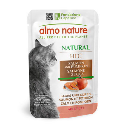 HFC Natvoer Kat - Natural - Zakje - 24 x 55g