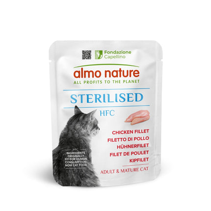 HFC Sterilised Natvoer Kat - Zakjes - 24 x 50g