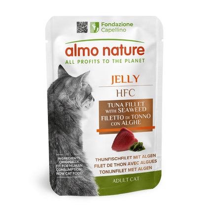 HFC Natvoer Kat - Jelly - Zakje - 24 x 55g