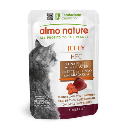 HFC Natvoer Kat - Jelly - Zakje - 24 x 55g