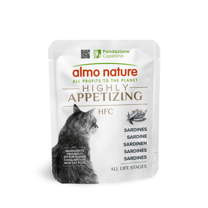 HFC Hochappetitanregendes Nassfutter für Katzen - Beutel - 24 x 50 g