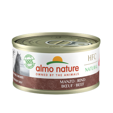 HFC Natvoer Kat - Natural - Blik - 24 x 70g