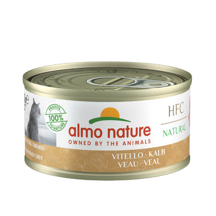 HFC Natvoer Kat - Natural - Blik - 24 x 70g