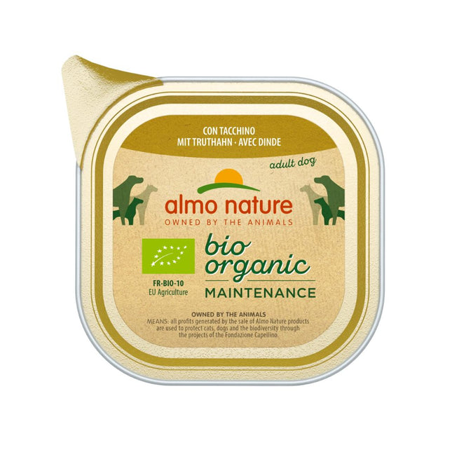 Bio Organic Nassfutter Hund - Erhaltung - Aluschale - 32 x 100g
