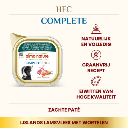 HFC Natvoer Hond - Compleet - Kuipje - 17 x 85g