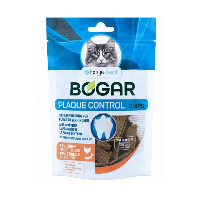 Bogadent Kat Plaque Control Chips Fish 50 g (8x)