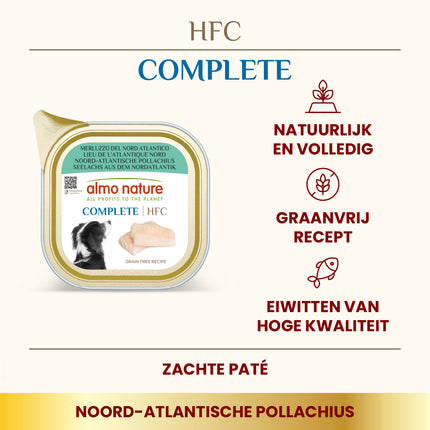 HFC Natvoer Hond - Compleet - Kuipje - 17 x 85g