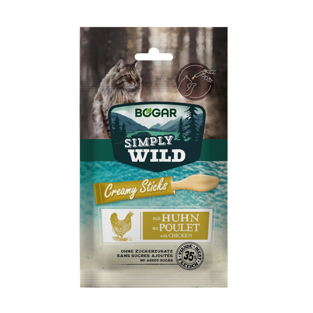 Simply Wild - Creamy sticks voor katten