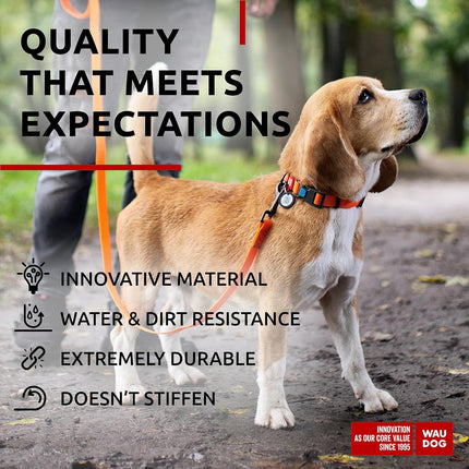 Waterproof hondenhalsband met QR-paspoort