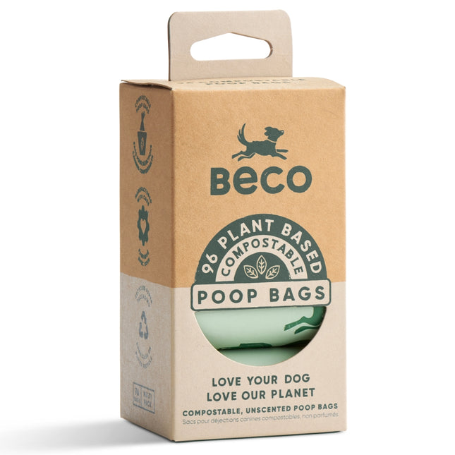 Poop Bags Compostable - Multi Pack 96 (8x12)