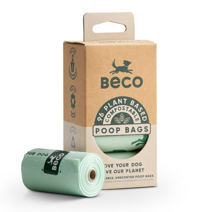 Poop Bags Compostable - Multi Pack 96 (8x12)