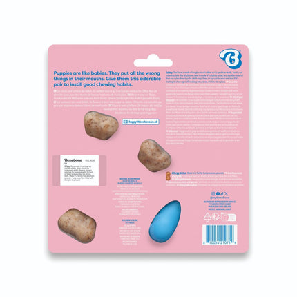 Welpen 2er-Pack Gummi-Knochen & Gabelknochen