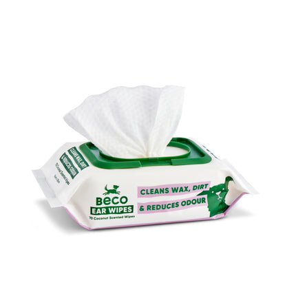 Dog Ear Wipes - Coconut Scented - 70 Pack