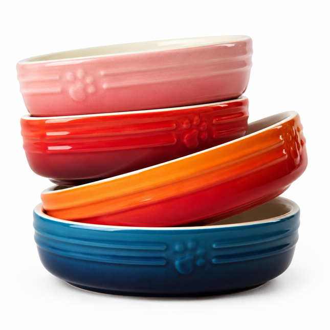 Ombre voerbak voor katten