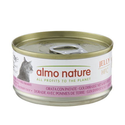 HFC Natvoer Kat - Jelly - Blik  - 24 x 70g