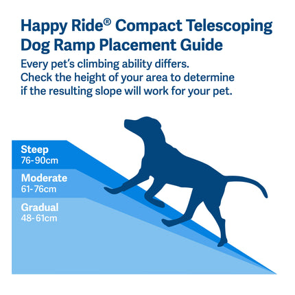 Happy Ride™ Compact Telescoping Dog Ramp